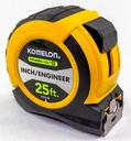 Komelon 25Ft ABS Powerblade II Tape Measure (Inch/Engineer)