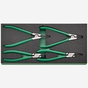 Stahlwille TCS 10 821/4 Circlip Pliers Set in Foam Inlay, 5 Pieces