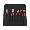 Knipex 4 Piece Circlip Pliers Set in Pouch - Straight