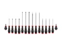 TEKTON High-Torque Screwdriver Set, 16-Piece (#0 - #3, 1/8 - 5/16 In.) | DRV45002