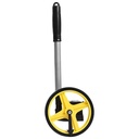 Measuring Wheel Distance Wheel Measurer Wheel Plastic 17.72 X 6.3 X 5.51In for Surveyors(Small Wheel, 12)