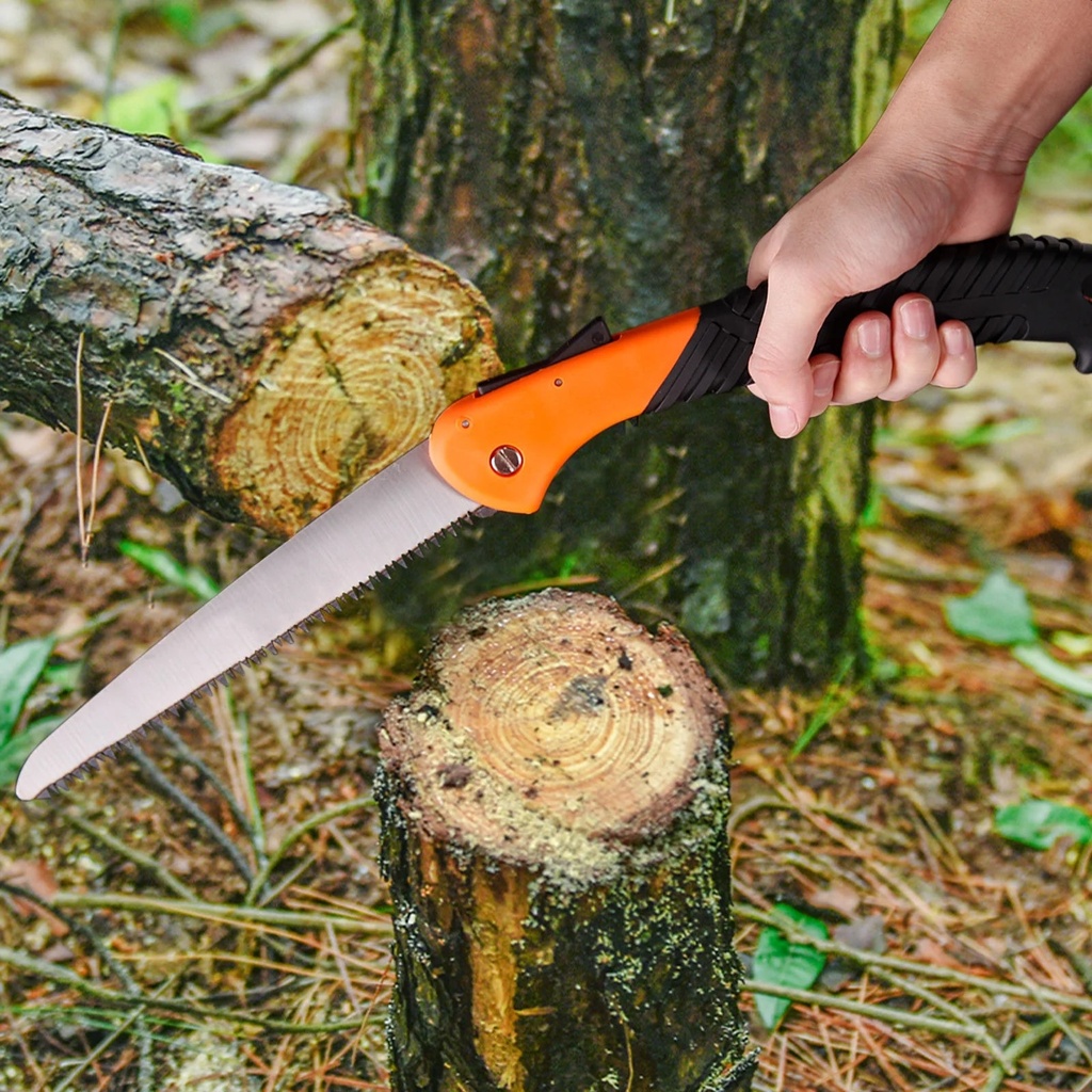 Heavy Duty Folding Pruning Saw for Camping & Gardening