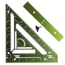 Innovative Rafter Square Tool,7 Inch Rafter Square Tool,Triangle Ruler Rafter Square Protractor,Portable Jig Block Precision Carpenter Square Ruler,Multi-Purpose Rafter Square Measuring Tools