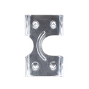 Heavy Duty Zinc Plated Double Rope Clamps for 3/8-Inch, 1/2-Inch, 5/8-Inch and 1-Inch Ropes Cords - Multiple Pack Sizes Available