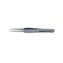 Knipex Stainless Steel ESD Gripping Tweezers, Straight, Needle-Point Tips 5.25"