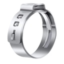 100Pcs Cinch Clamps Pipe Clamps 1/2 Inch Fittings Stainless Steel Cinch Crimp Rings Pinch Clamps Crimp Fitting