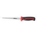 Hyper Tough Drywall Jab Saw, 6-Inch Carbon Steel Blade, Comfort Grip Handsaw, Red