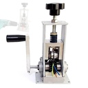 Apexeon Electric Stripping Machine, Portable Wire Stripper Steel Frame, Manual Wire Stripping Tool, 1,21Mm Cable Peeling, Hand Crank Support