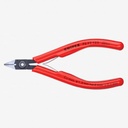 Knipex 5" Electronics Diagonal Cutters W/ Small Bevel - Plastic Grip
