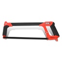 DNA Motoring TOOLS-00107 DNA MOTORING 12" 18 Teeth/Inch Hardened Carbon Steel Blade Non-Slip Grip Aluminum Hacksaw Wooden Cutting Tool