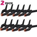 Hxoliqit 10Pcs DIY Tools Plastic Nylon Clamps for Wood Working Hobbies Spring Black Daily Tools Craft Kit Diy Kits Home Essentials Utility Tool