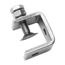4X Stainless Steel C Clamps Tiger Clamp for Mounting U Clamps Small Desk Clamp