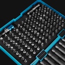 Stark Security Tools Screwdriver Master Bits 148PC Cr-V 1/4" Tamper Torx Hex Spline with Storage Case