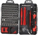 Precision Screwdriver Set,[Bearing Steel] 115 in 1 Repair Tool Kit for Computer Smart Phone Watch Repairing Removal Hand Tool Kit -Red