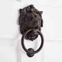 441850 9-3/4" X 5-1/8" Large Iron Lion Door Knocker