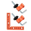 Colaxi 90 Degree Corner Clamp Carpenter Tool, Clamping Square, Professional Woodworking Tool for Boxes Drawers Picture Frames 4Inch
