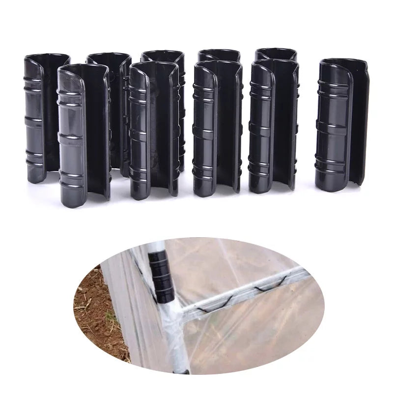 10X Greenhouse Plastic Snap Clamp for PVC Frame Clips