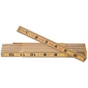 Klein Tools 901-6 outside Reading Wood Folding Rule