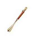 Tureclos Wood Horns Workmanship Exquisite Household Accessories Craftsmanship Convenience Smooth Surface Long Handle Lifter Lifting Tool 32CM