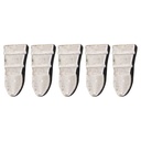 Zonh Hammer Handle Fixers Axe Wedge 5Pcs Steel Splitting Replacement