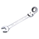 Unique Bargains 9/16" Flex-Head Ratcheting Combination Wrench SAE 72 Teeth 12 Point Ratchet Box Ended Spanner Tools