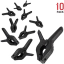 LS Photography |10-Pack| Heavy Duty 4.5 In. Spring Clamps for Home and Photo Studio, WMT1085
