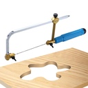 Coping Saw Multi-Functional U-Shaped Hand Saw Saw Blade for Wood Plastic Metal Cutting DIY Woodworking Tools