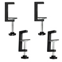 NS Juvyig G Clamps for Woodwork, Adjustable Screw Small Clamps, Universal Table Clamps Wood Clamps for Woodworking, Mini Bar Clamp for Carpentry DIY Projects(4Pcs)