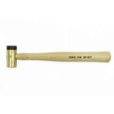 Grace USA Delrin Tipped Brass Hammer- 8 Oz