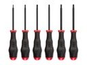 TEKTON Torx High-Torque Screwdriver Set, 6-Piece (T10-T30) - Black Oxide Blades | DHT91006