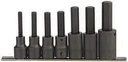 Paramount 7 Piece 1/2" Drive Inch Impact Hex Bit Socket Set 1/4 to 5/8" Hex
