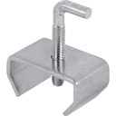 Bed Frame Rail Clamp with 1 In. Frame, Small (2-Pack)