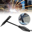 Japceit Home Tool Kit, Welding Chipping Hammer,Spring Handle Rust Hammer,Electric Welding Hammer, Home Essential