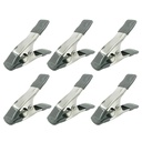Yuan 6PCS 4 Inch Backdrop Fixing Spring Clamps for Background Backdrop Reflector