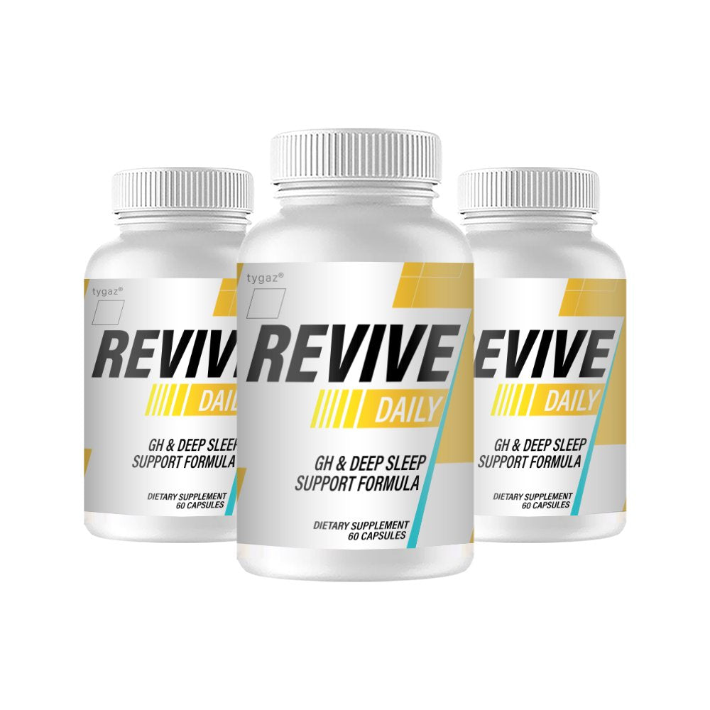 Revive Daily Night Time Sleep Support - 3 Pack Capsules