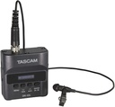 Tascam DR-10L Tascam DR-10L Micro Linear PCM Recorder with Lapel Microphone, Bla