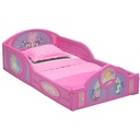 Peppa Pig Plastic Sleep and Play Toddler Bed with Attached Guardrails by Delta C