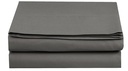 Flat Sheet ! - Set of 2 1500 Series Flat Sheet, King Size, Grey