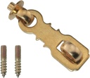 Vintage Solid Brass Gate Latch Lock Heavy Duty Door Hasp Padlock Hasp Door Clasp