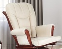 AFG Sleigh Glider Chair Cushions Beige