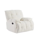 Tookss Swivel Glider Chair Upholstered Ergonomic Glider Rocking Chair with Backrest Armchair for Living Room Bedroom