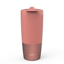 Zak Designs Sutton 30 Ounce Vacuum Insulated Stainless Steel Tumbler (Coral Blush)