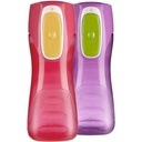 Contigo 14 Oz. Kids Trekker Autoseal Water Bottle 2-Pack-Cherry Blossom/Amethyst