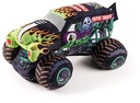 Monster Jam Grave Digger Green Flames Black 12.5 Inch Pillow Buddy, 100% Microfiber, Kids Bedding