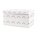 Mod Dinosaur Orange Arrow Storage Fabric Toy Box by Sweet Jojo Designs