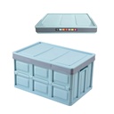 ZJWJJ Storage Bag 30L Thickened Car Folding Storage Box Large Capacity Easy Carry Storage Box Storage Plastic Stackable Storage Bins for Room House Store