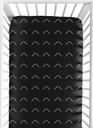 Sweet Jojo Designs Black and White Boho Arrow Boy or Girl Fitted Crib Sheet Baby or Toddler Bed Nursery - White Black Bohemian Tribal Southwest Chevron Geometric Herringbone Woodland Gender Neutral