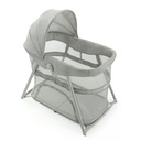 Graco Dreammore 3-In-1 Portable Bassinet & Travel Crib, Modern Cottage Collection