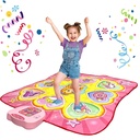 Dance Mat, Dance Game Toy Gift for Girls, Christmas Birthday Gifts for 3 4 5 6 7 8 9 10 Year Old Girls Toys
