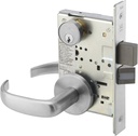 Yale PBR 8822FL 626 Heavy Duty Mortise Lockset, Lever, Dormitory Lock, Satin Chrome